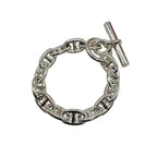 Hermes Bracelet Chaine D'ancre MM B 014 AG 925 14 Frames Silver 3425 — view 2