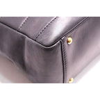 Chanel Chocolate Bar Leather Chain Tote — view 4