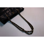 Chanel Chocolate Bar Leather Chain Tote — view 6