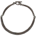 Hermes Vintage Metal Silver Choker 0858