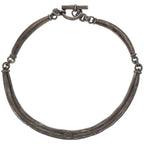 Hermes Vintage Metal Silver Choker 0858