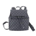 Gucci GG Canvas Leather Backpack Black