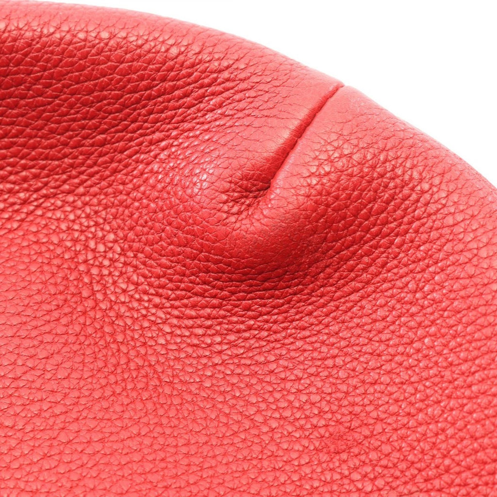 Gucci Shoulder Bag Half Moon Hobo Red Leather B — view 9