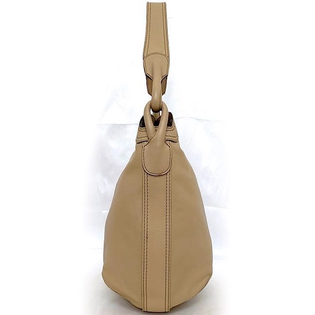 Loewe One Shoulder Bag Beige Leather — view 3