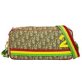 Christian Dior Trotter Rasta Shoulder Bag Pochette Brown Multicolo