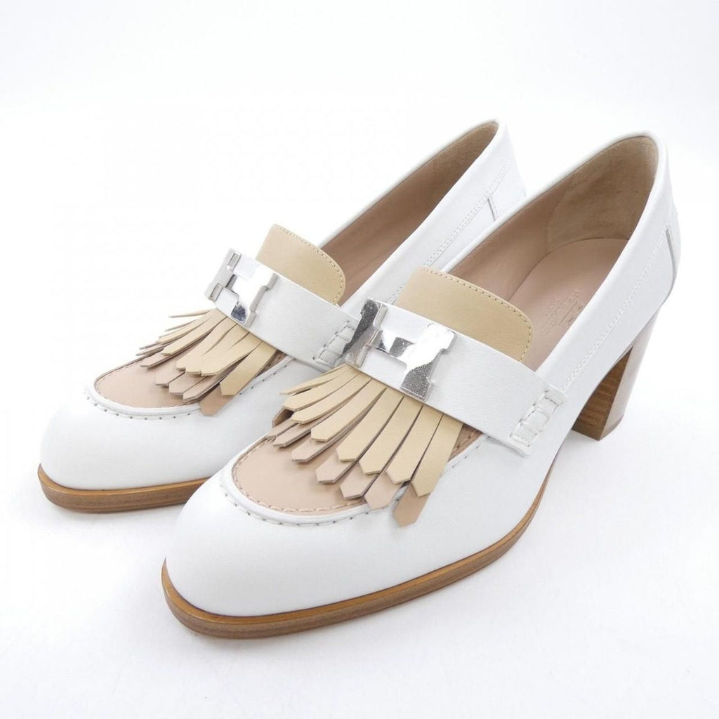 Hermes Elysee 70 Heel Moccasins Shoes — view 3
