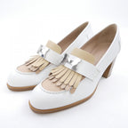Hermes Elysee 70 Heel Moccasins Shoes — view 3