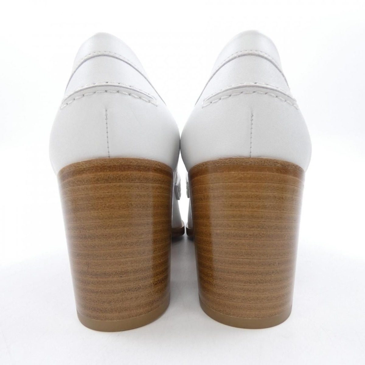 Hermes Elysee 70 Heel Moccasins Shoes — view 5