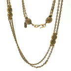 Yves Saint Laurent Necklace Long Vintage Swirl GP — view 2