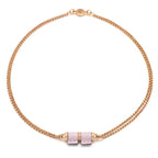 Hermes Charnieres PM Necklace Swift Leather Gold Color Metal Neck Circumference — view 2