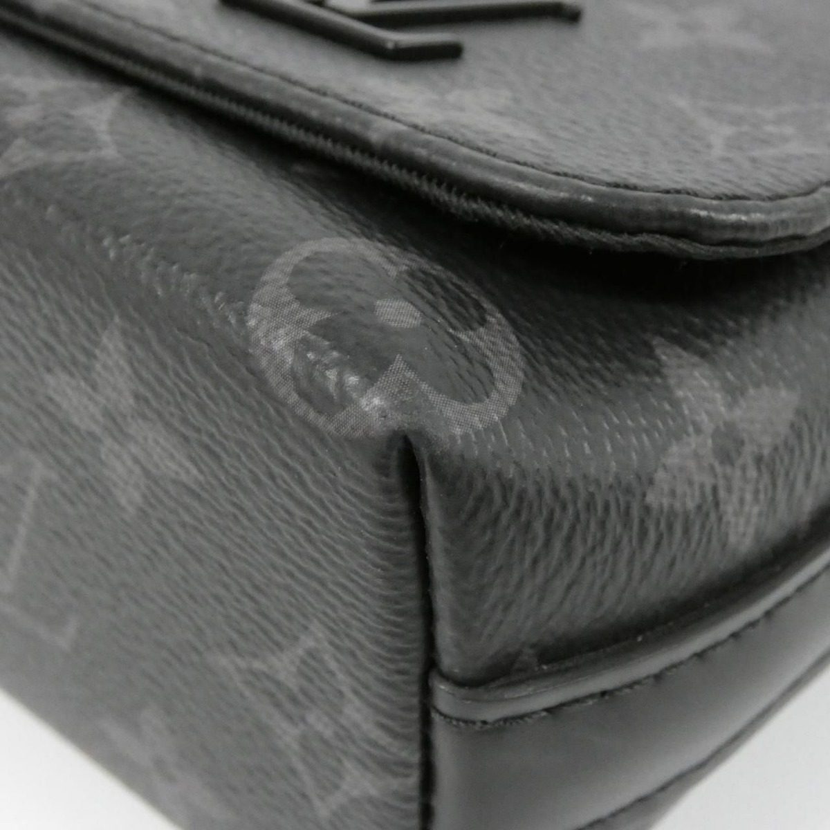 Louis Vuitton Monogram Eclipse District PM Shoulder Bag — view 3