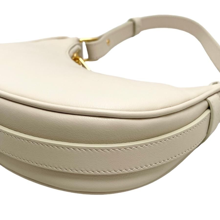 Celine Handbag Smooth Calfskin Mini Bag Beige Gold Hardware — view 6