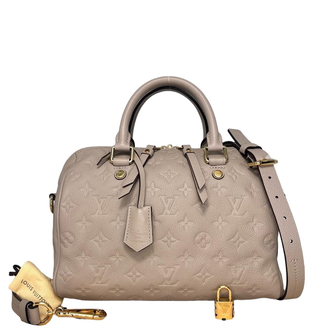 Louis Vuitton Monogram Empreinte Speedy Bandouliere 25 Handbag