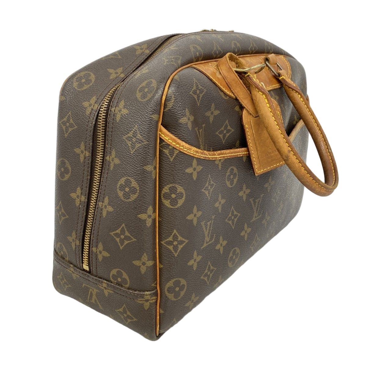 Louis Vuitton Handbag Monogram Deauville Brown — view 2