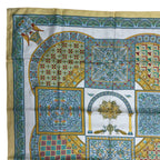 Hermes Scarf Silk Carre 90 Ciels Byzantins Byzantine Sky Yellow — view 2