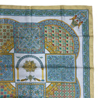 Hermes Scarf Silk Carre 90 Ciels Byzantins Byzantine Sky Yellow — view 3