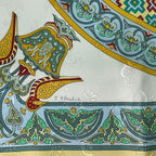Hermes Scarf Silk Carre 90 Ciels Byzantins Byzantine Sky Yellow — view 8