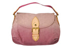 Louis Vuitton Sunray Handbag Monogram Denim Leather Pink Gradient