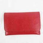 Hermes Card Case Business Holder Epsom Leather Lining Red