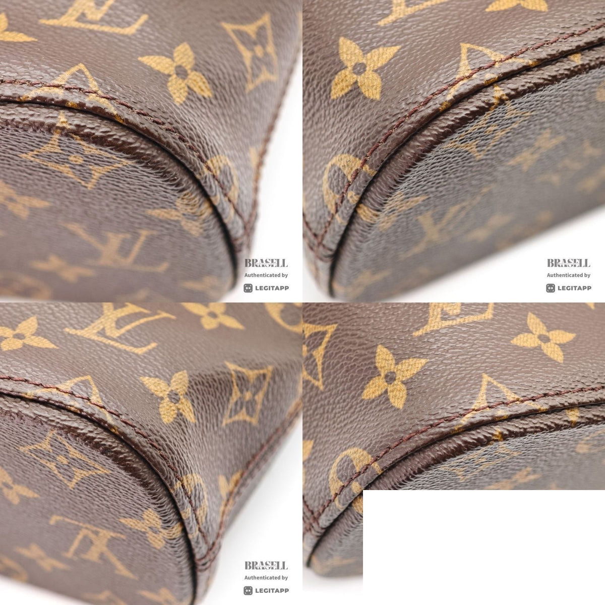 Louis Vuitton Vavin GM Tote Bucket Bag Brown — view 7
