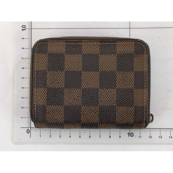Louis Vuitton Coin Case Zippy Purse Ebene Damier — view 2