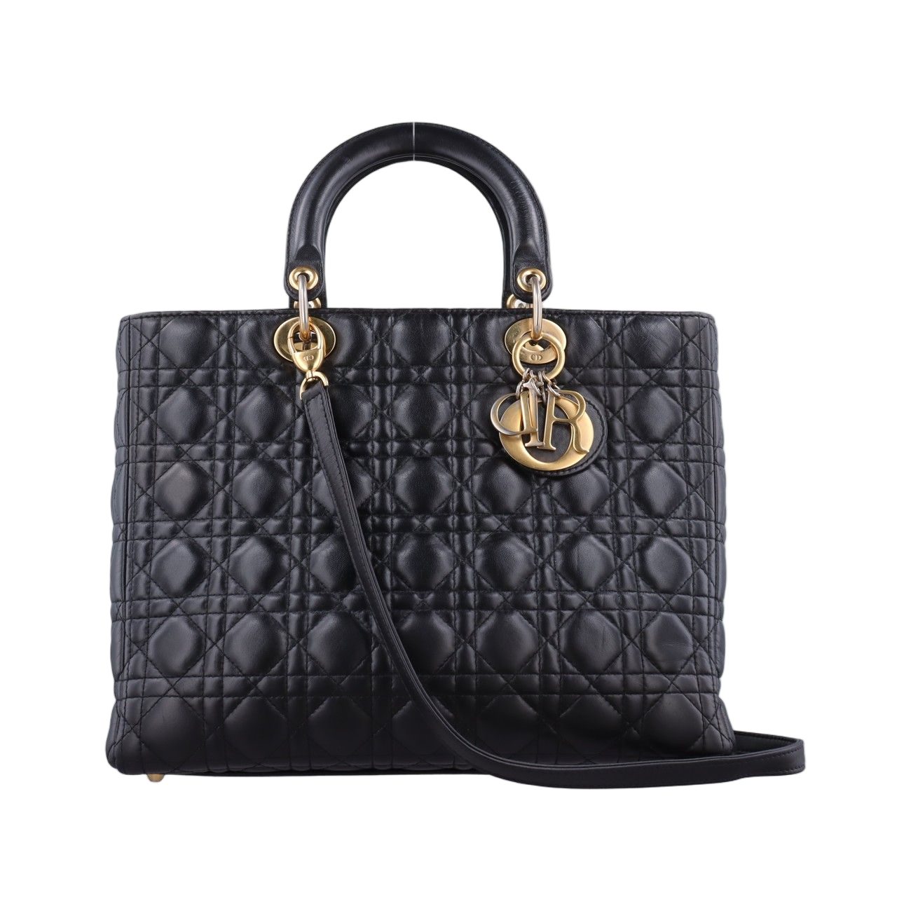 Dior Lady Black Lambskin Handbag