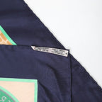 Hermes Carre 90 LES Haras Nationaux Scarf Navy — view 6