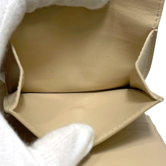 Celine Trifold Wallet Small Beige — view 6