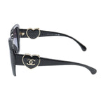 Chanel Sunglasses 622 S6 Black — view 3