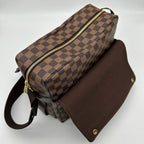 Louis Vuitton Naviglio Damier Ebene Canvas Shoulder Bag Crossbody Brown — view 6