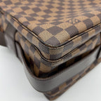 Louis Vuitton Naviglio Damier Ebene Canvas Shoulder Bag Crossbody Brown — view 9
