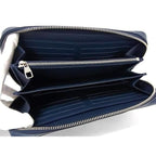Louis Vuitton Wallet Zippy XL Blue Marine Taiga Round — view 4