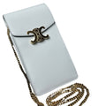 Celine Triomphe lepouch Shoulder Bag Blue