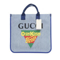 Guccix Oshkosh Collaboration Bag Blue Stripe Children's Line