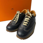 Hermes Quick Leather Sneakers 35 1 2