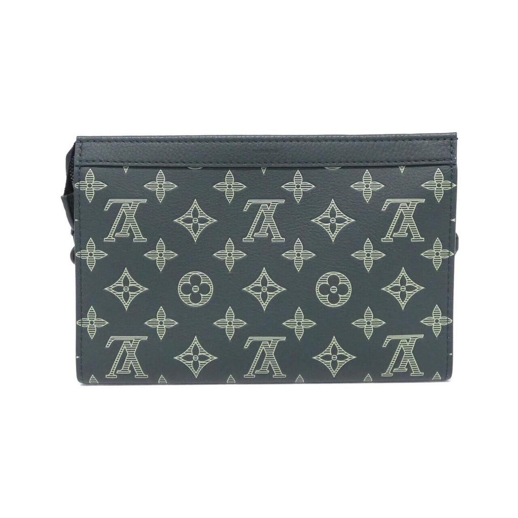 Louis Vuitton Monogram Shadow Gaston Wearable Wallet Shoulder Bag — view 2