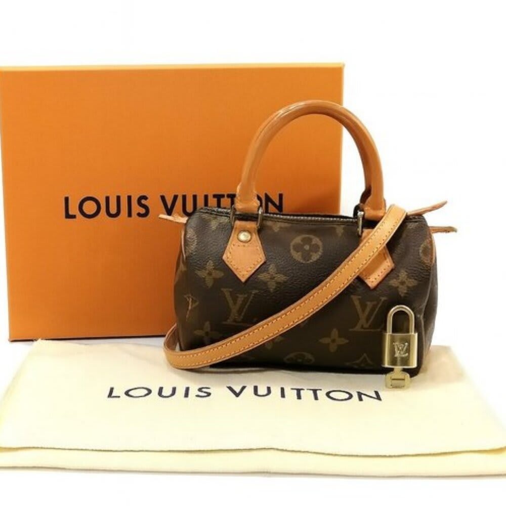 Louis Vuitton Monogram Mini Sac HL Speedy Nano Bag Vintage Purse Y2