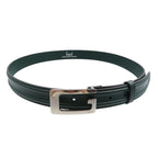 Gucci G Buckle Size 95 Leather Green Belt 0368 — view 4
