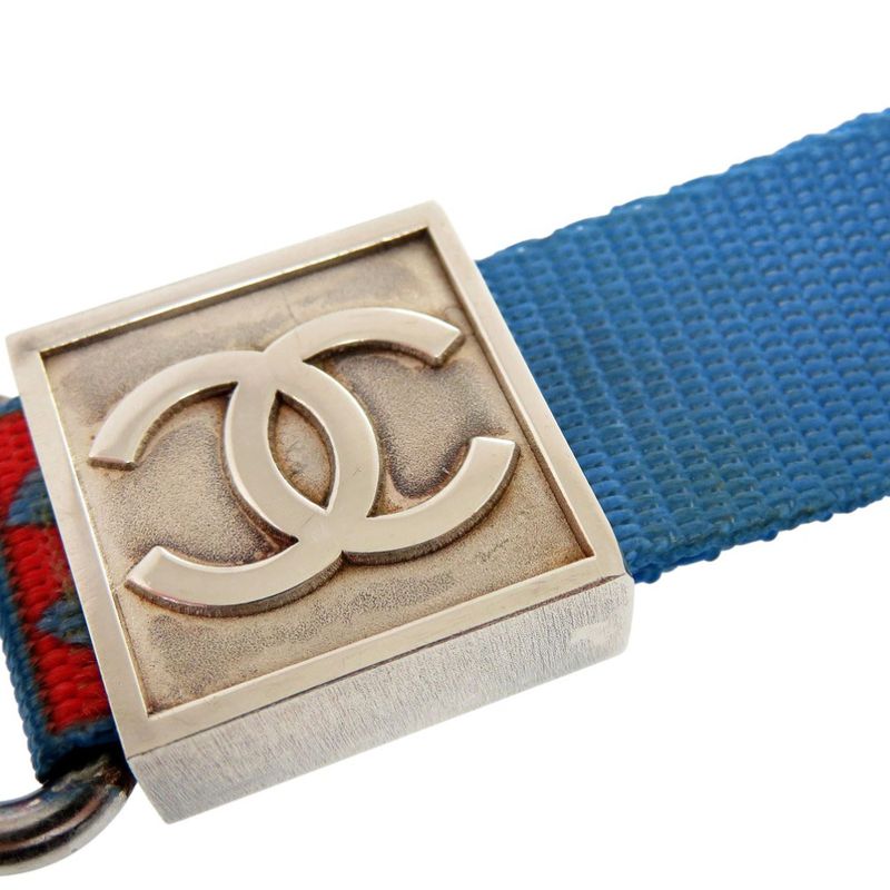 Chanel Neck Strap Nylon CC Coco Mark Sport Line 0791 — view 8