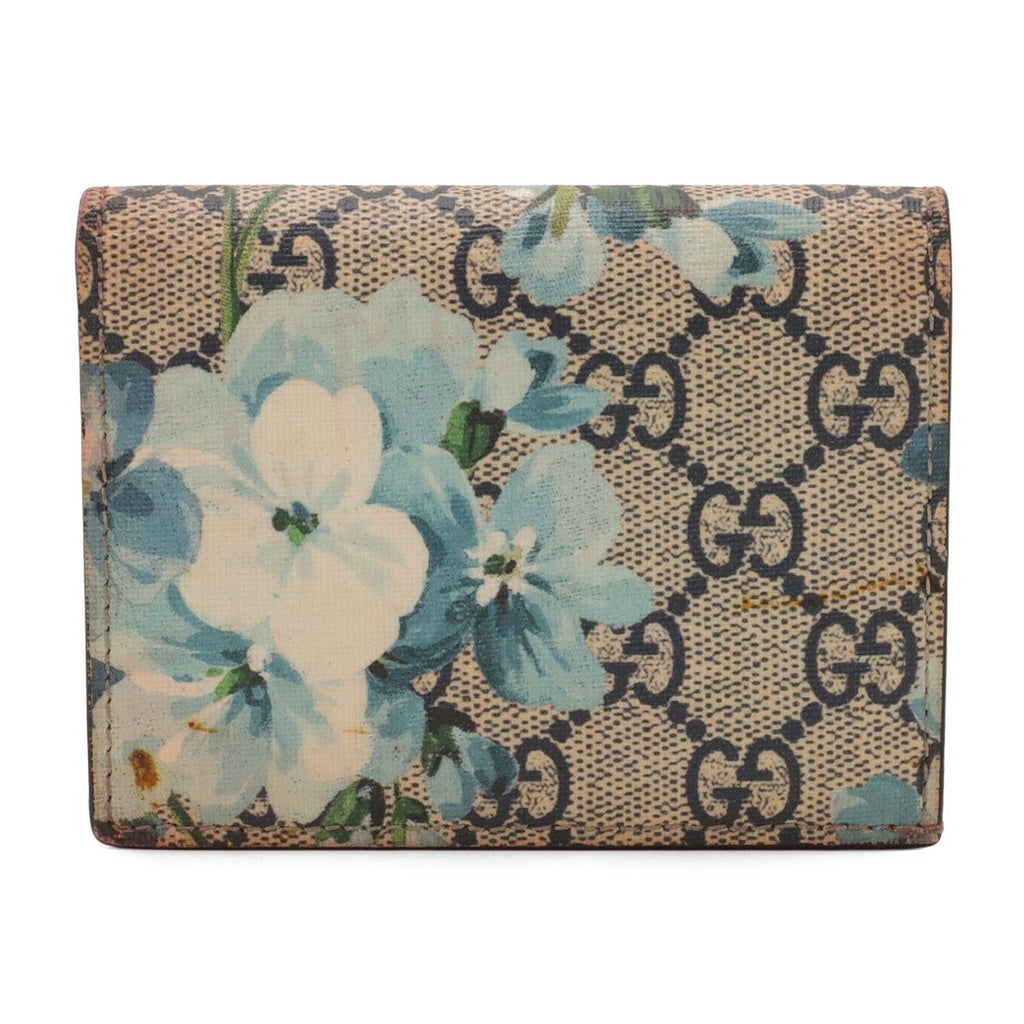 Gucci GG Blooms Supreme Floral Card Case Business Holder