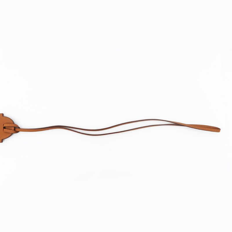 Hermes Necklace H Curiosity Cadena Leather Accessories — view 4