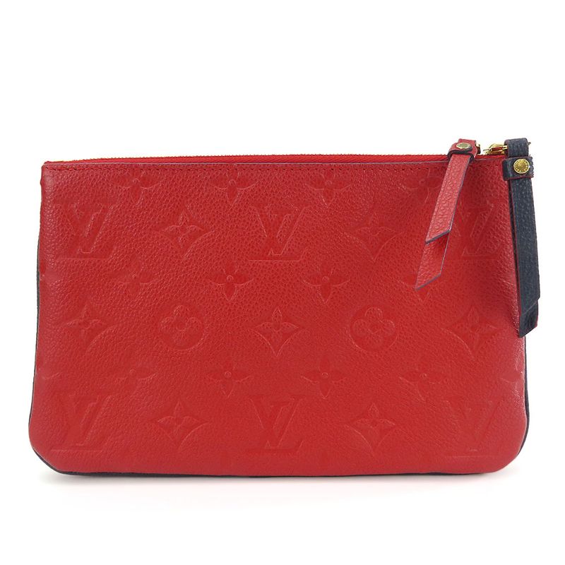Louis Vuitton Shoulder Bag Pochette Double Zip Monogram Empreinte Marine — view 3
