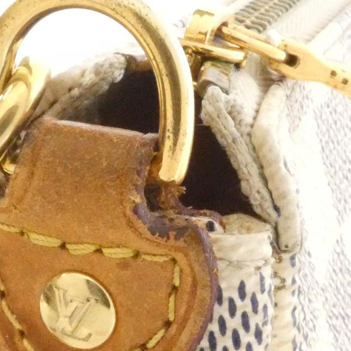 Louis Vuitton Damier Azur Shoulder Bag — view 5
