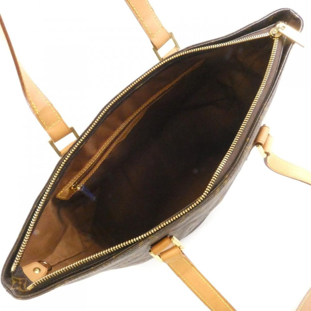 Louis Vuitton Monogram Cabas Mezzo Bag Brown Marron — view 9
