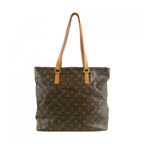 Louis Vuitton Monogram Cabas Mezzo Bag Brown Marron