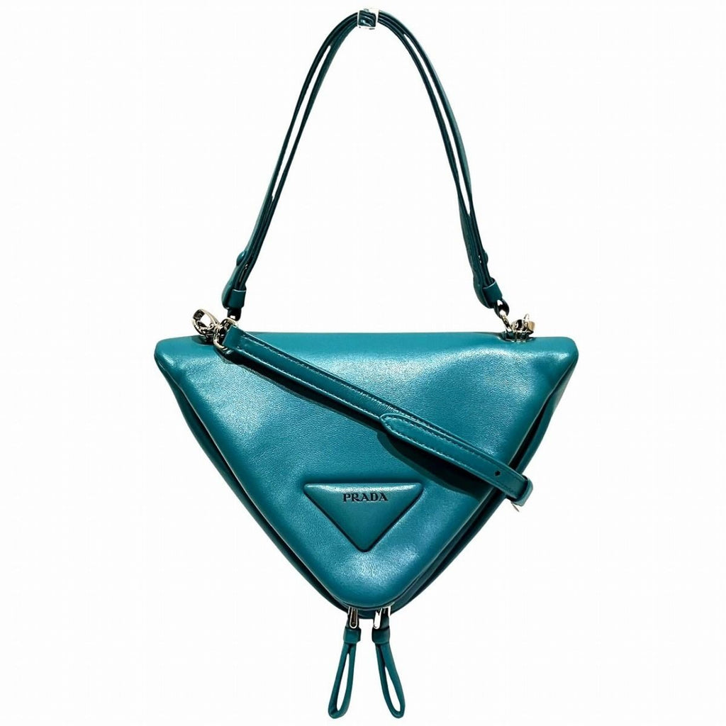 Prada Triangle Handbag Padded Nappa Leather