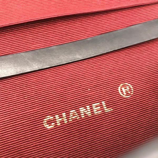 Chanel CC Logo Cotton Jersey Mini Quilted Push Lock Chain Shoulder Bag — view 8