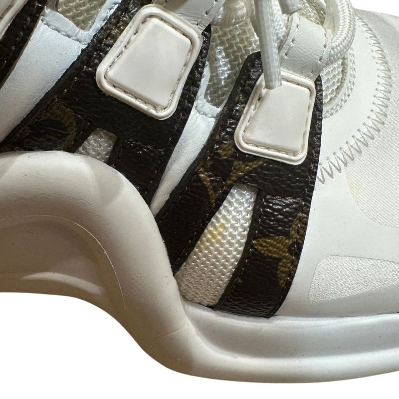 Louis Vuitton Monogram Arc Light Line Sneakers — view 9
