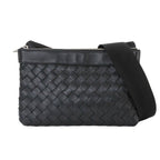 Bottega Veneta Classic Intrecciato Duo Shoulder Messenger Bag Leather