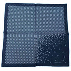 Hermes Pocket Chief Scarf Pochette Twill Carre Chaine D'ancre Silk Navy
